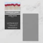 縦方向の縞模様 – 一致03 名刺 (正面/裏面)