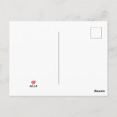 縦書きの「ありがとう」 ポストカード (裏面)