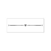 縦横8番 ラバースタンプ (インプリント)