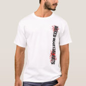 縦混合された武道 Tシャツ (正面)