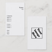 縦滑らかにして下さい 名刺 (正面/裏面)