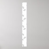 縦灰色のペデスタル記号 ポスター (正面)