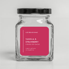 縦線ブランドの追加カスタム色の製品ラベル スクエアシール