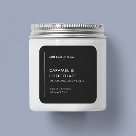 縦線ブランドの追加カスタム色の製品ラベル スクエアシール