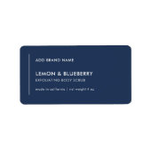 縦線ブランドの追加カスタム色の製品ラベル ラベル (正面)