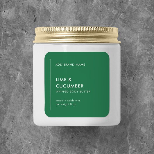 縦線 ブランド カスタム カラー 商品ラベル スクエアシール