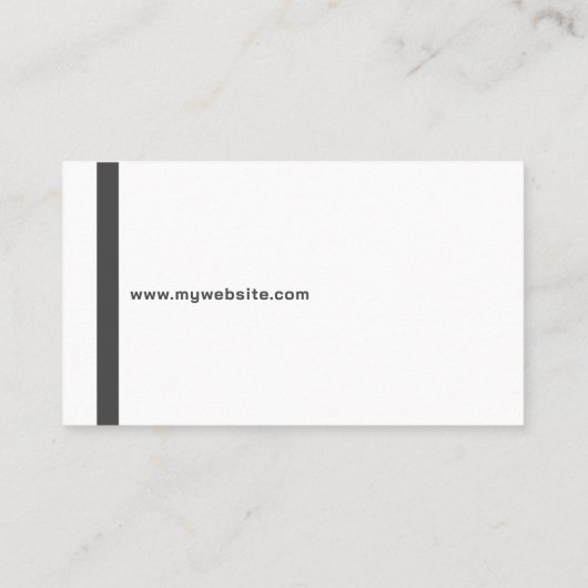 縦線(太)、極小 名刺 (裏面)