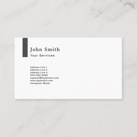 縦線(太)、極小 名刺 (正面)