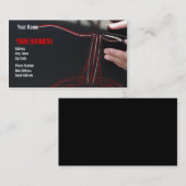 縦縞 名刺 (正面/裏面)