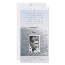 縦置きシースケープ写真フレーム悔やみや弔慰ありがとう