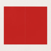 縦赤トレンディーミニマルシンプルリスト 名刺 (内部フラット)