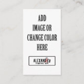 縦2x横3.5インチ フラット 食品/席札カード プレイスカード (裏面)