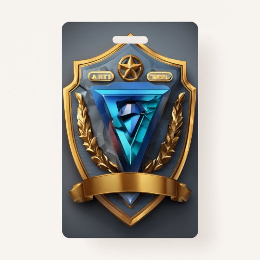 縦 | 耐久性カスタムのあるイベントIDカードホルダー バッジ (正面)