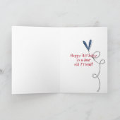 縫いぐるみ人形およびデイジーの誕生日 カード (内部)