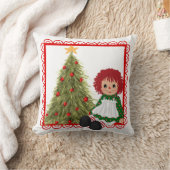 縫いぐるみ人形のクリスマスの枕 クッション (ブランケット)