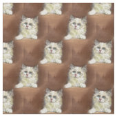 縫いぐるみ人形の子ネコの芸術 ファブリック (見本)