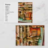 縫います-裁縫婦のための供給、名前は、…加えます 名刺 (正面/裏面)