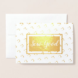 縫いグッド・メーカー工芸品 箔カード