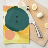 縫いボタンPBタオル キッチンタオル (四つ折り)