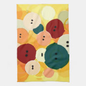 縫いボタンPBタオル キッチンタオル (縦)