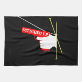 縫い上げ キッチンタオル (横)