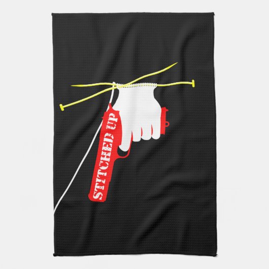 縫い上げ キッチンタオル (縦)