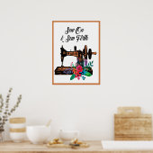 縫い上げ&縫い出し引用文シーストレステーラー ポスター (キッチン)