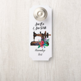 縫い上げ&縫い前引用文シーメストテーラールーム ドアノブサイン