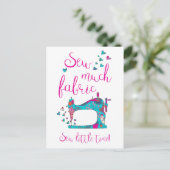 縫い余り生地裁縫葉書 ポストカード (スタンド正面)