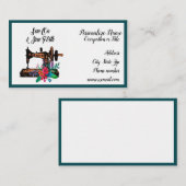 縫い合わせオン/縫い合わせフォース引用文のSeamstress Tayr 名刺 (正面/裏面)