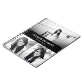 縫い合わモダンせノート ノートブック (左側)