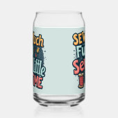 縫い多くのおもしろい縫い少し時間レトロステッチアート ガラス缶 (左)