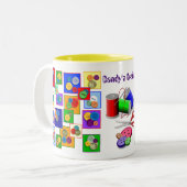 縫い救ろ！ ツートーンマグカップ (正面左)