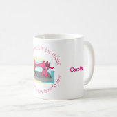 縫い方を知らない人は家事をする コーヒーマグカップ (正面右)