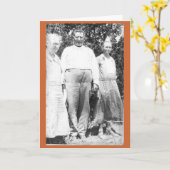 縫い目での突き進み カード (黄色い花)