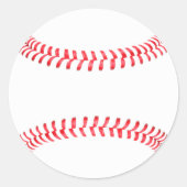 縫い目のついた野球のボール カスタマイズ可能なスポーツ用品 ラウンドシール (正面)