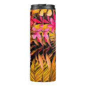 縫い目のないフローラの夏の背景 タンブラー (裏面)