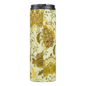 縫い目のない大きなインディアンペイズリーの花。トレン タンブラー (裏面)