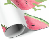 縫い目のない熱帯パターン、かわいい水彩カラーチャ ラッピングペーパー (ロールコーナー)