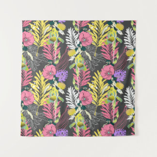 縫い目のな芸術的い花柄、美しい異方性 タペストリー