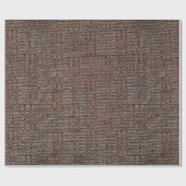 縫い目のマッチ：布張りラッピング紙 ラッピングペーパー (フラット)