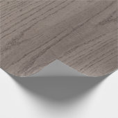 縫い目のマッチ：木目グレーラッピング紙 ラッピングペーパー (角)