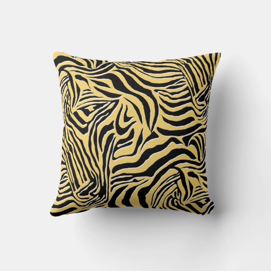 縫い目の無いゼブラ模様、動物。壁紙,抽象芸術 クッション (裏面)