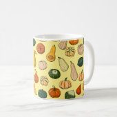 縫い目の無い文違う様（手描きの斜線） コーヒーマグカップ (正面右)