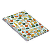 縫い目の無い文違う様（手描きの斜線） ノートブック (右側)