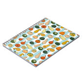 縫い目の無い文違う様（手描きの斜線） ノートブック (左側)