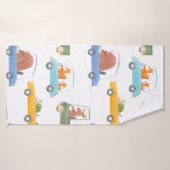 縫い目の無い美しいベビーの絵柄で、カワイイ手描き バスタオル (バスタオル)