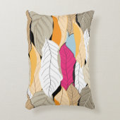 縫い目の無い美しい紅葉離れの模様 アクセントクッション (正面(垂直))