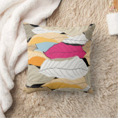 縫い目の無い美しい紅葉離れの模様 クッション (ブランケット)