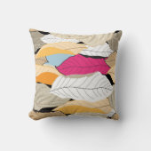 縫い目の無い美しい紅葉離れの模様 クッション (正面)